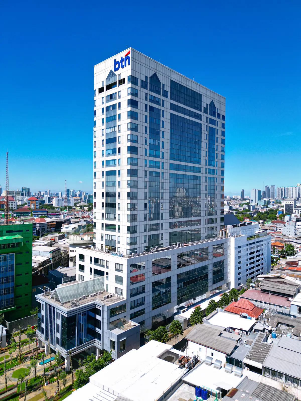 gedung Menara BTN di Jakarta, kantor pusat bank penyalur KPR subsidi